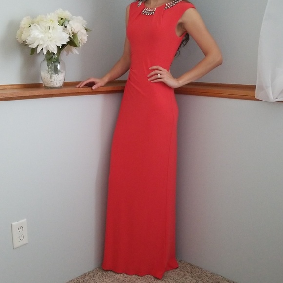 Vince Camuto Dresses & Skirts - FINAL SALE😀😀 Vince Camuto! Orange long dress!!!